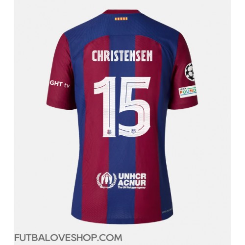 Dres Barcelona Andreas Christensen #15 Domáci 2023-24 Krátky Rukáv